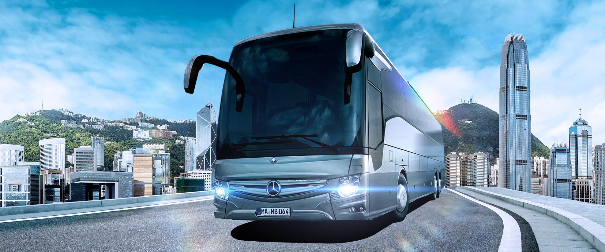 Mercedes-Benz OC 500 Bus Premier Display